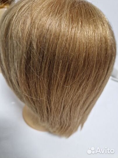 Голова манекен с натуральными волосами