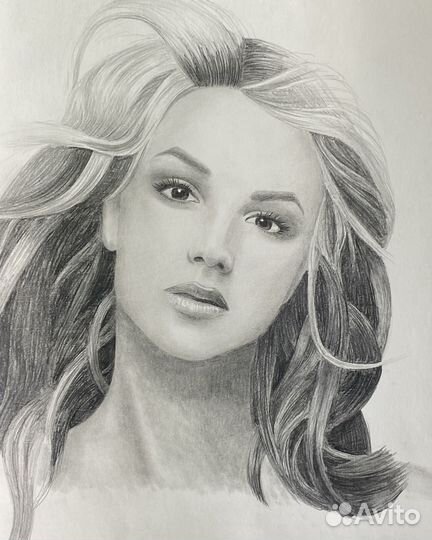 Портрет по фото карандашом