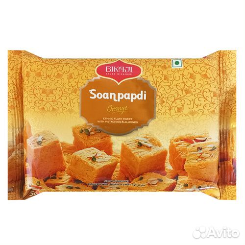 Соан Папди Апельсин Бикаджи (Soan Papdi Orange Bik