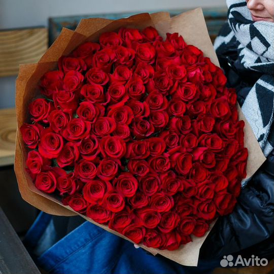 101 роза с доставкой