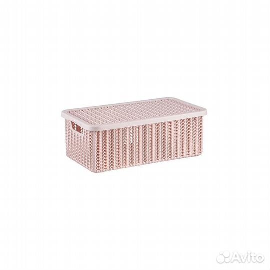 Корзина для хранения 6,0 л Вязание с/кр, чайная ро