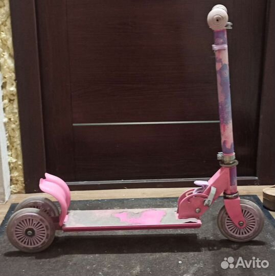 Самокат детский трехколесный складной