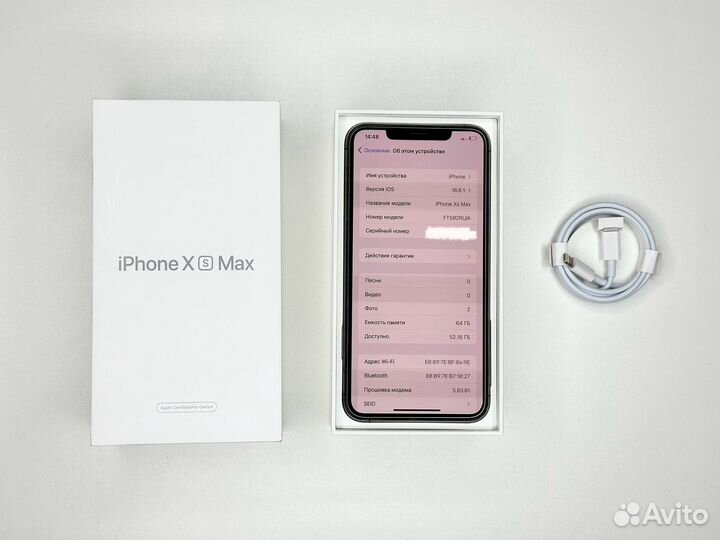 iPhone Xs Max 64Gb (84%,чек,гарантия,simesim)