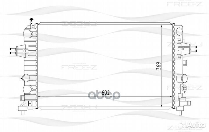 Радиатор KK0161 free-Z