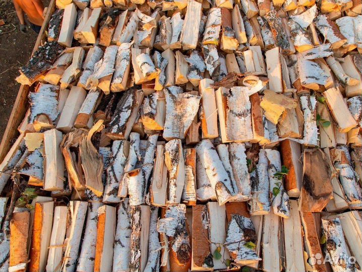 Дрова берёзовые колотые насыпь доставка от 3 м3