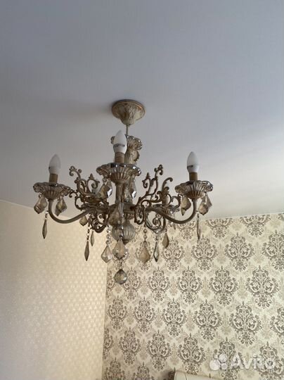 Люстра хрустальная Евросвет