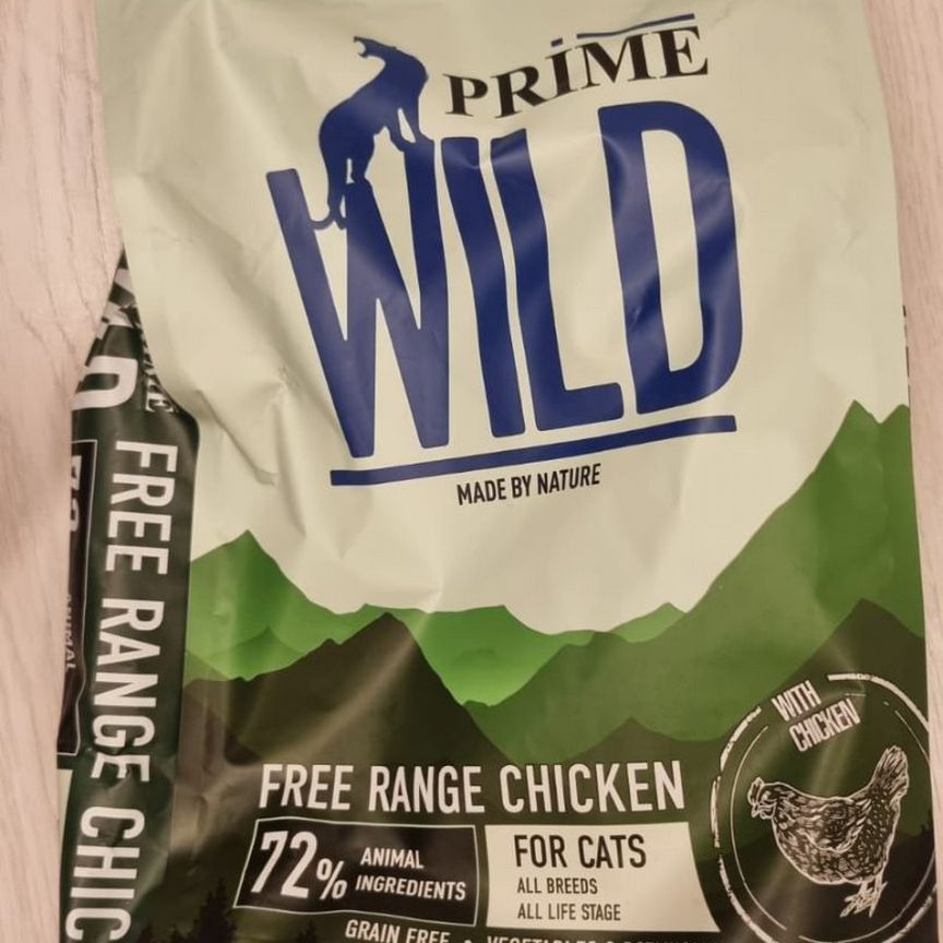 Сухой корм для кошек wild prime