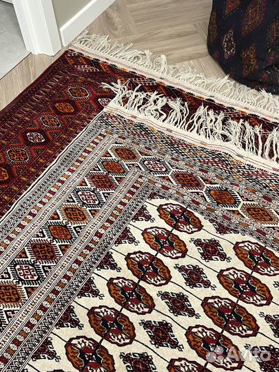 Новый туркменский шерстяной ковер