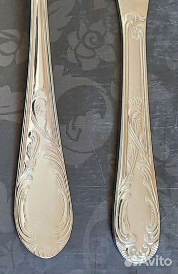 Набор столовых приборов СССР, 12 шт, нержавейка