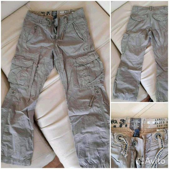 Джинсы,слаксы,шорты и футболки р.134-140