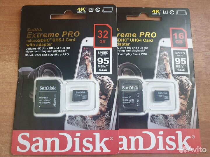Карта памяти SanDisk Extreme pro