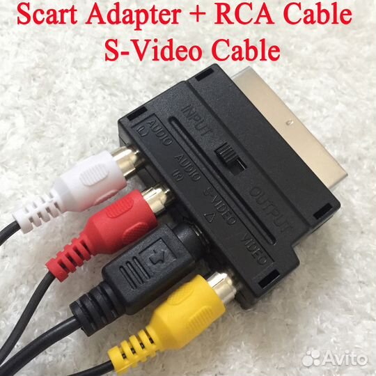 Адаптер scart в RCA.Новый