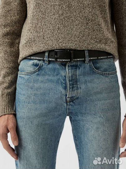 Emporio Armani ремень кожа