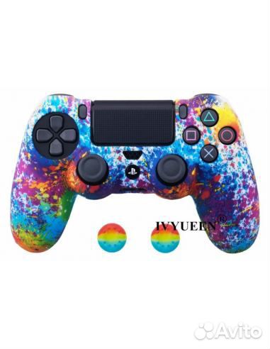 Чехол для геймпада силиконовый Dualshock 4 Арт всп