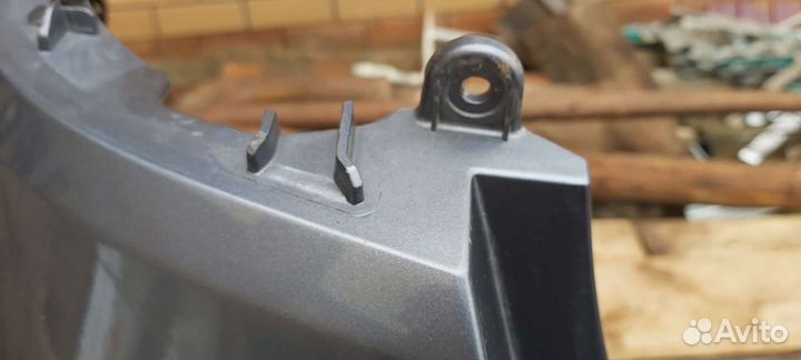 Задний бампер киа рио IV 2017 год