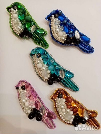 Брошь ручной работы