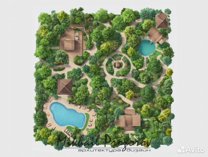 Ландшафтный дизайн. Чертежи в подарок