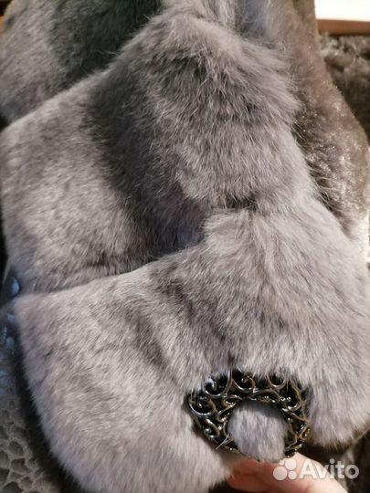 Дубленка женская зимняя 58 р