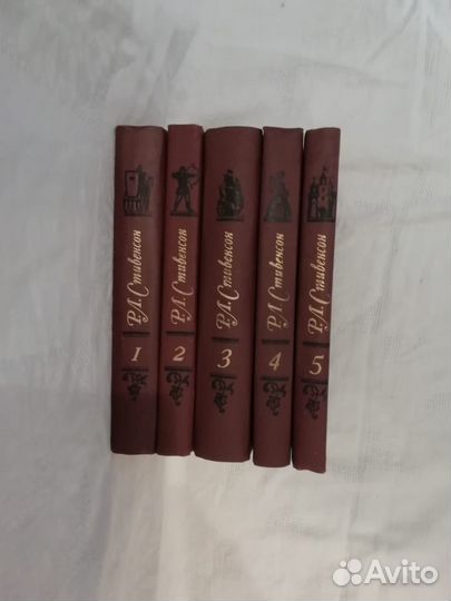 Стивенсон собрание сочинений 5 т 1981 г