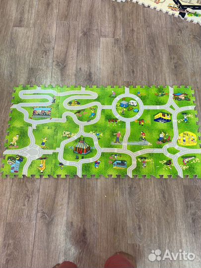 Детский коврик пазл ковер