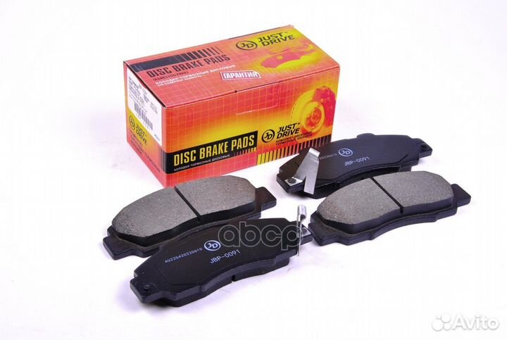 Колодки тормозные, передние D5060MH JBP0091 Just