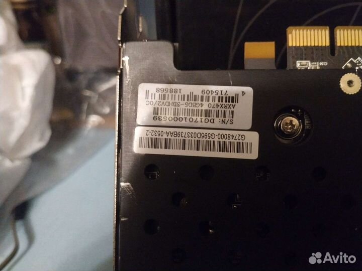 Видеокарта rx470 4gb powercolor