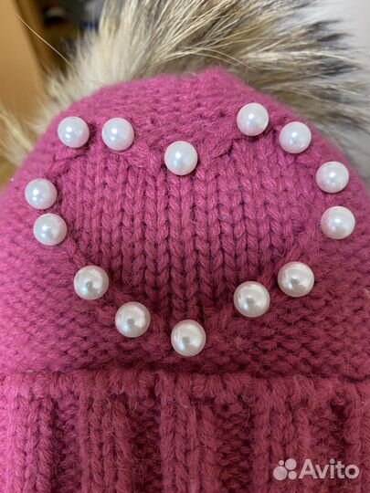 Шапка для девочки зима