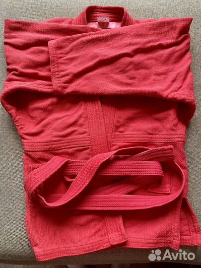 Самбовка для мальчика (куртка с поясом) для самбо