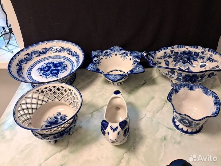 Гжель в коллекцию Г