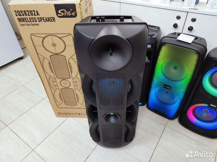 Большая колонка 75см с караоке (Окт139)