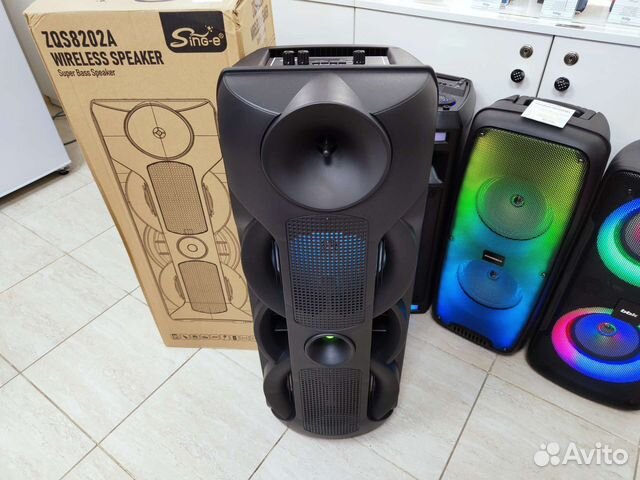 Большая колонка 75см с караоке (Окт139)