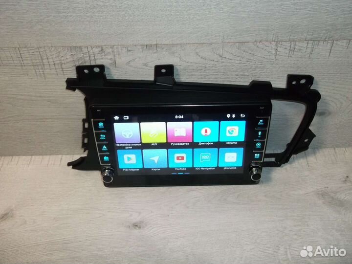 Магнитола Kia Optima K5 Android физические кнопки