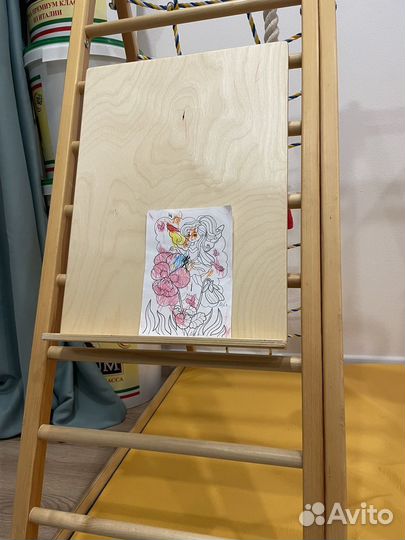 Деревянный складной спортивный комплекс