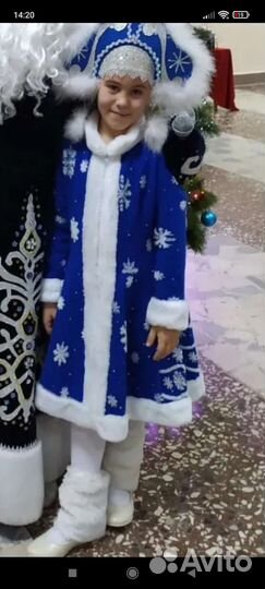 Новогодний шубка+шапочка