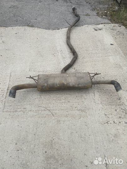 Глушитель бмв Х5 Е70 дизель