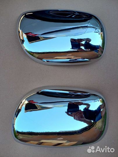 Накладки на зеркала хром Toyota Allion Corolla