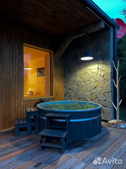 Сауна с джакузи