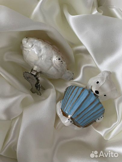 Елочные игрушки СССР на прищепке