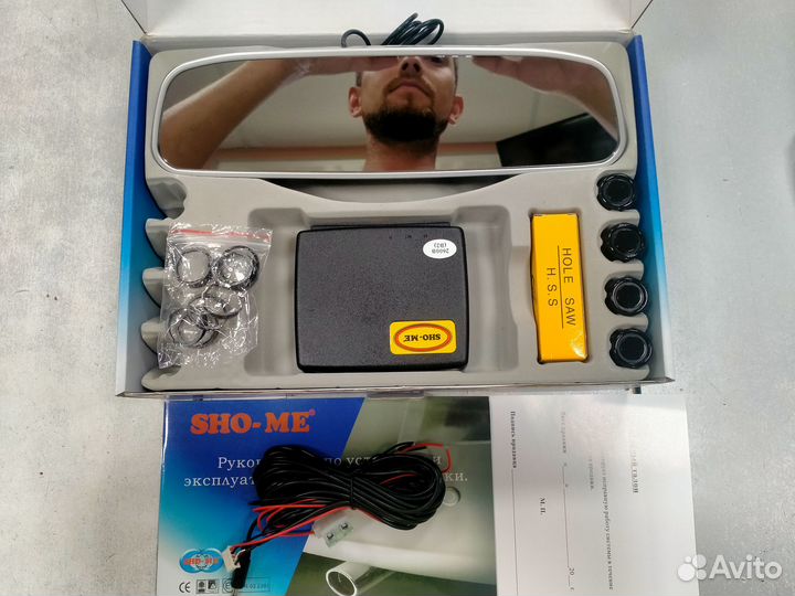 Парктроник SHO-ME Y-2651A Black/Silver 4 датчика