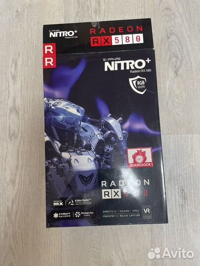 Видеокарта Saphire Nitro+ Radeo RX 580 8G