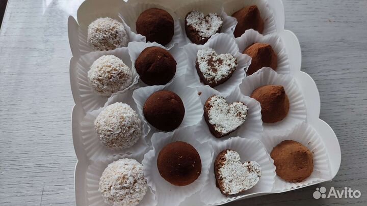 Конфеты ручной работы без сахара