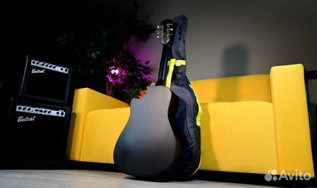Гитара новая с чехлом объявление продам
