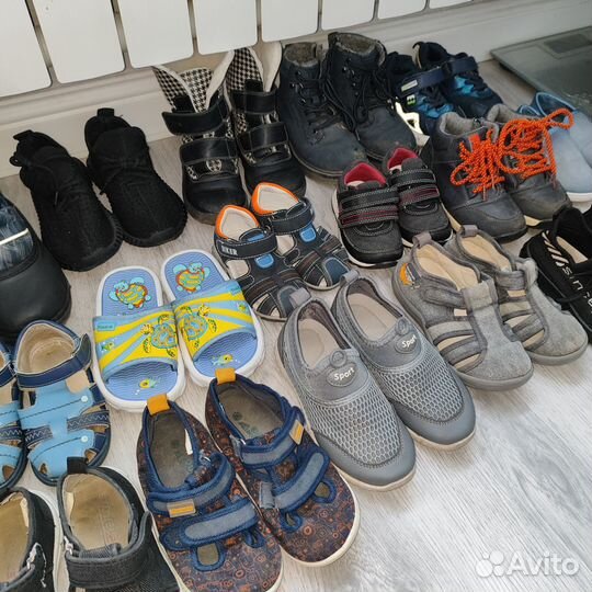 Детская обувь для мальчика пакетом