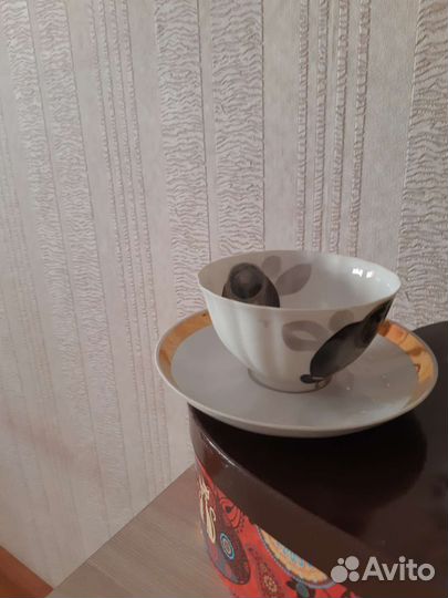 Чашка с блюдцем дулево