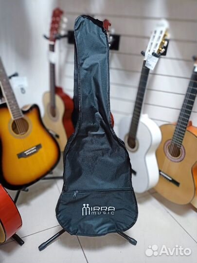 Акустическая гитара, с вырезом, с аксессуарами, Mi