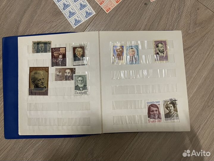 Коллекция марок и альбом