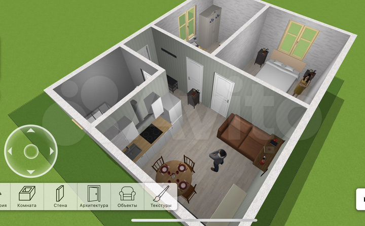 Дом 50 м² на участке 5 сот.