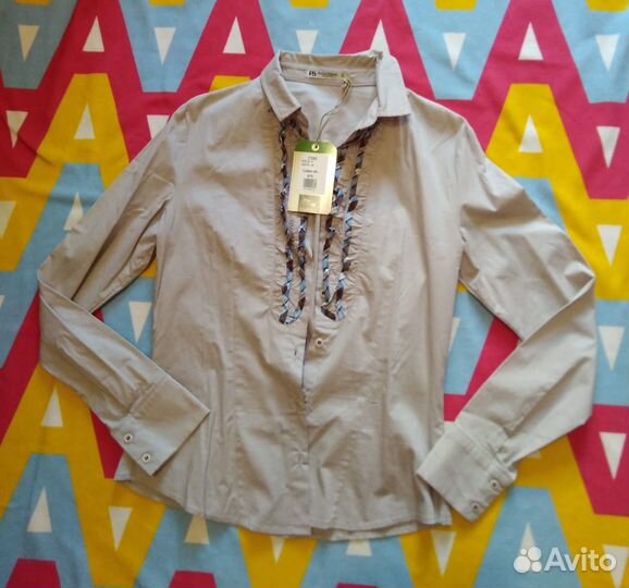 Джемпер Апрель, рубашки на девочку, школьные