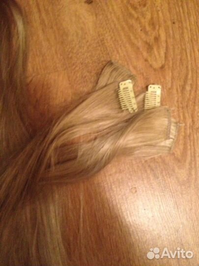 Искусственные волосы на заколках