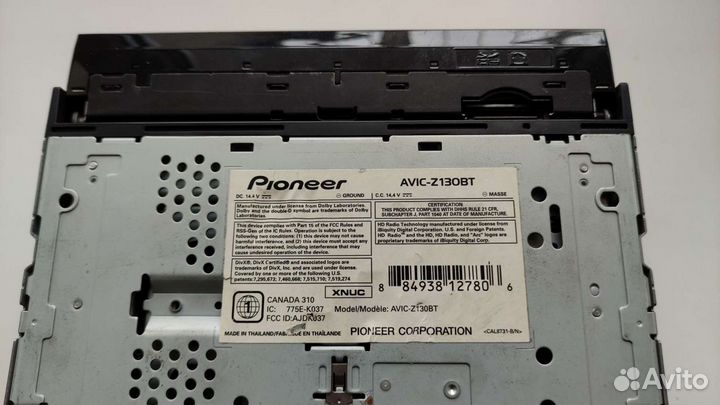 Магнитола 2 din Pioneer процессор